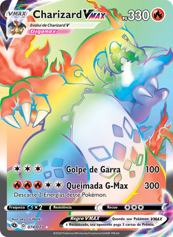 Charizard VMAX Caminho do Campeão 74/73