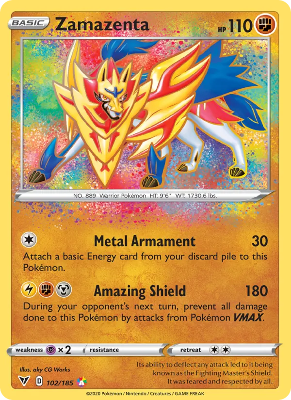 Zamazenta Vivid Voltage 102/185