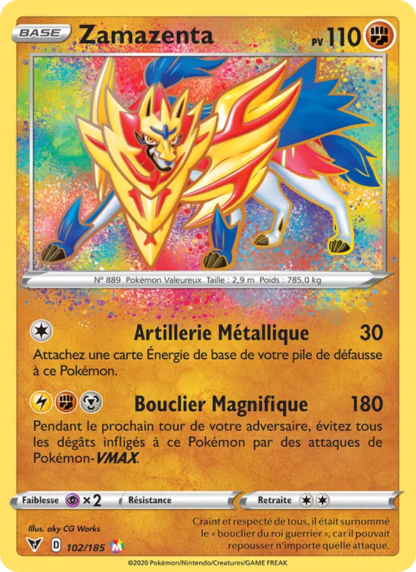 Zamazenta Voltage Éclatant 102/185