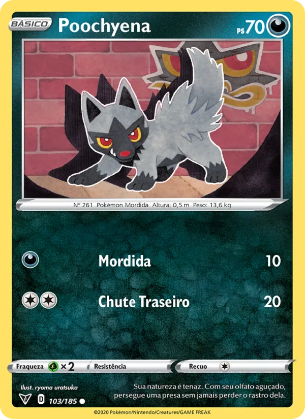 Poochyena Voltagem Vívida 103/185
