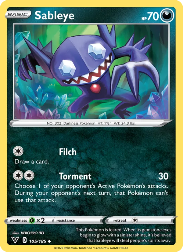 Sableye Vivid Voltage 105/185