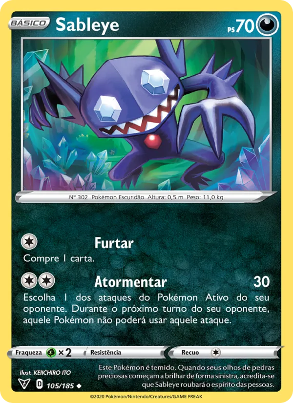 Sableye Voltagem Vívida 105/185