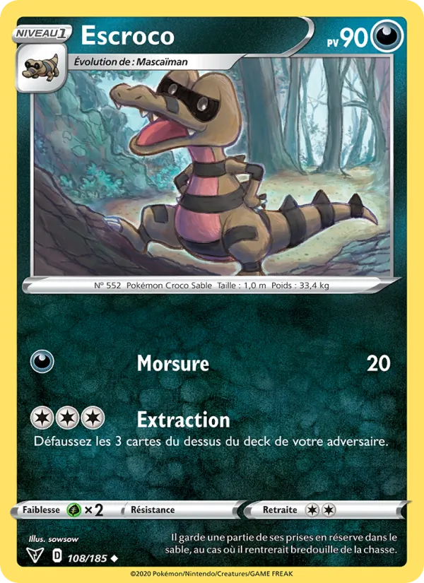 Escroco Voltage Éclatant 108/185