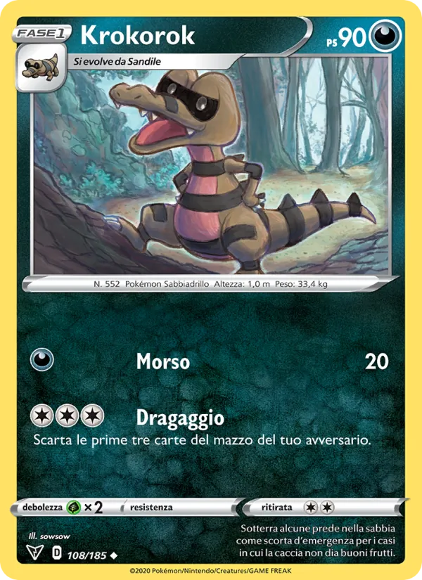 Krokorok Voltaggio Sfolgorante 108/185