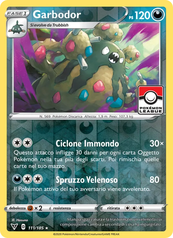 Garbodor Voltaggio Sfolgorante 111/185