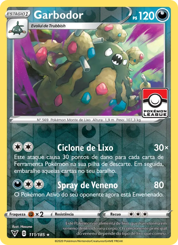 Garbodor Voltagem Vívida 111/185