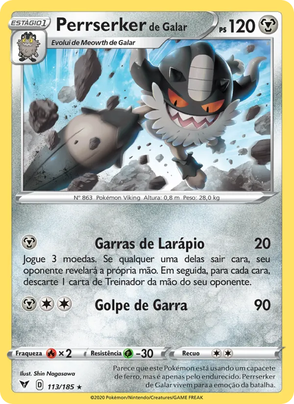 Perrserker de Galar Voltagem Vívida 113/185