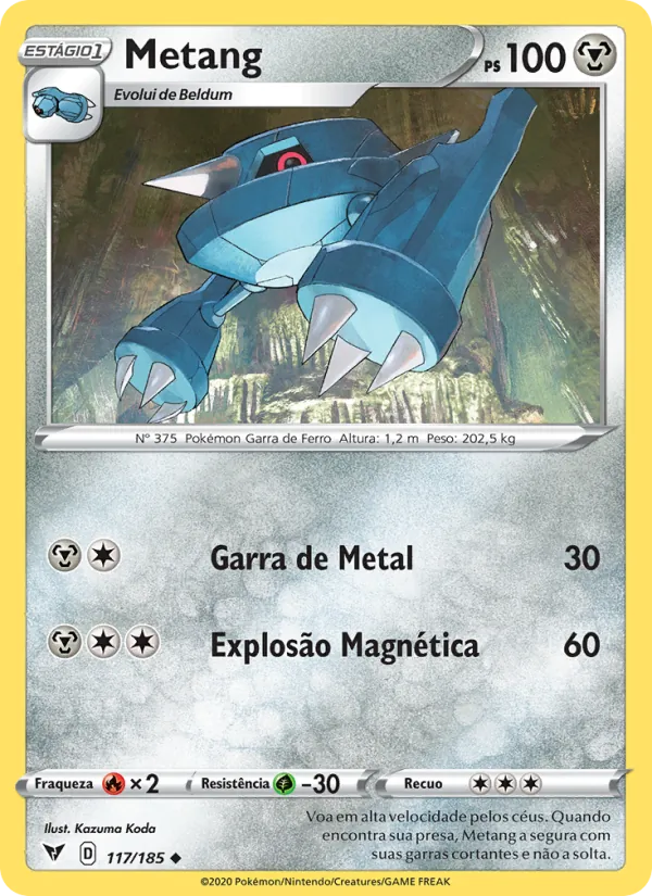 Metang Voltagem Vívida 117/185