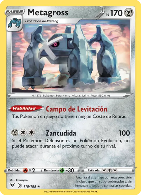 Metagross Voltaje Vívido 118/185