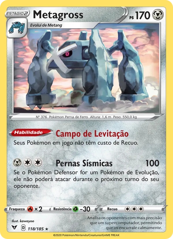 Metagross Voltagem Vívida 118/185