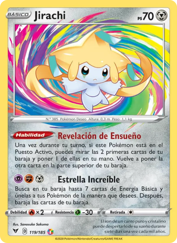 Jirachi Voltaje Vívido 119/185