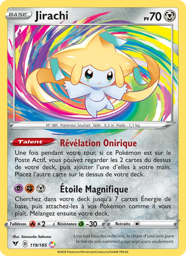 Jirachi Voltage Éclatant 119/185