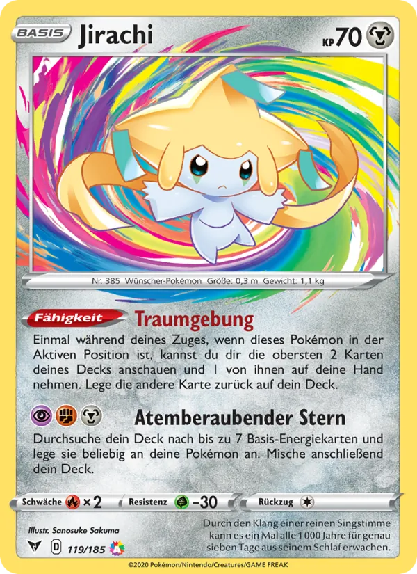 Jirachi Farbenschock 119/185