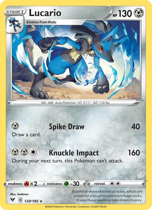 Lucario Vivid Voltage 120/185