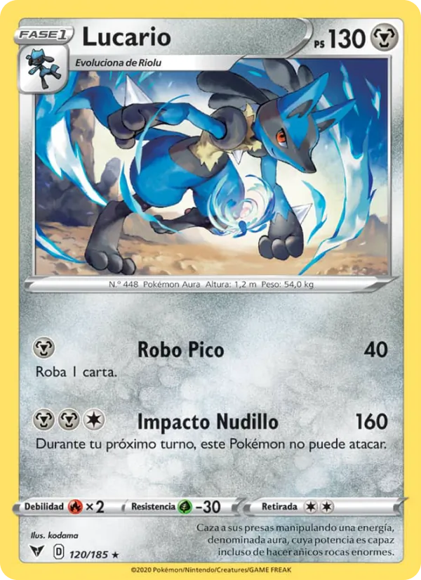 Lucario Voltaje Vívido 120/185