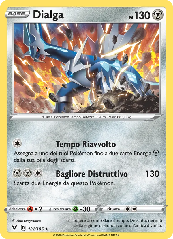 Dialga Voltaggio Sfolgorante 121/185