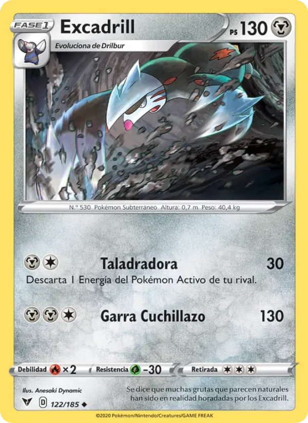Excadrill Voltaje Vívido 122/185