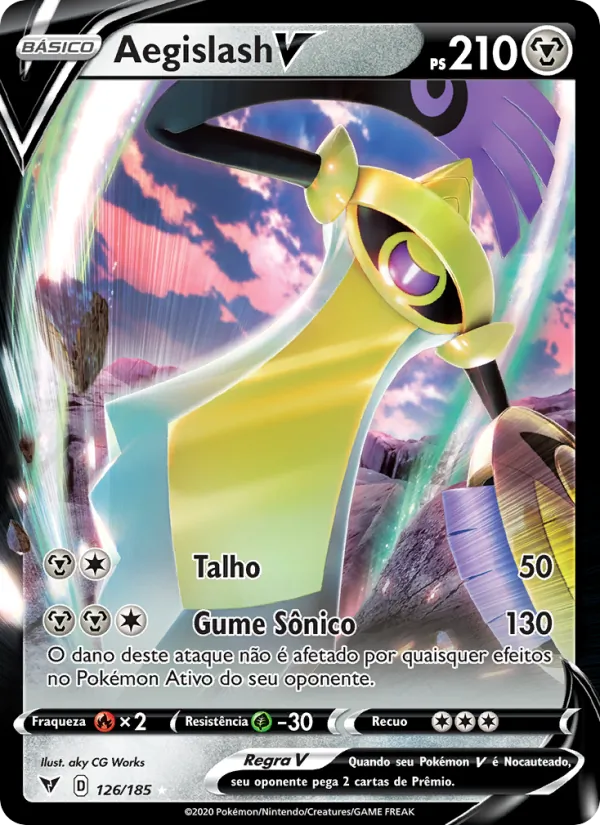 Aegislash V Voltagem Vívida 126/185