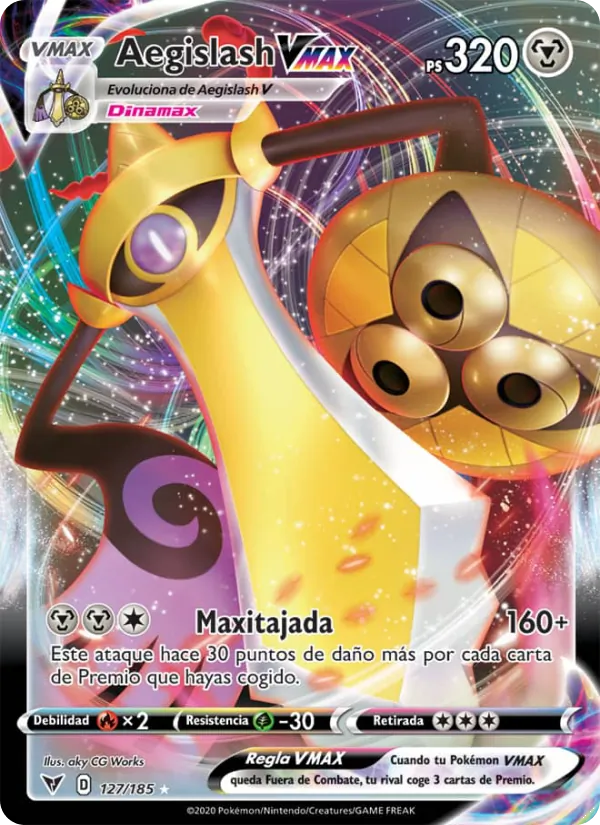 Aegislash VMAX Voltaje Vívido 127/185