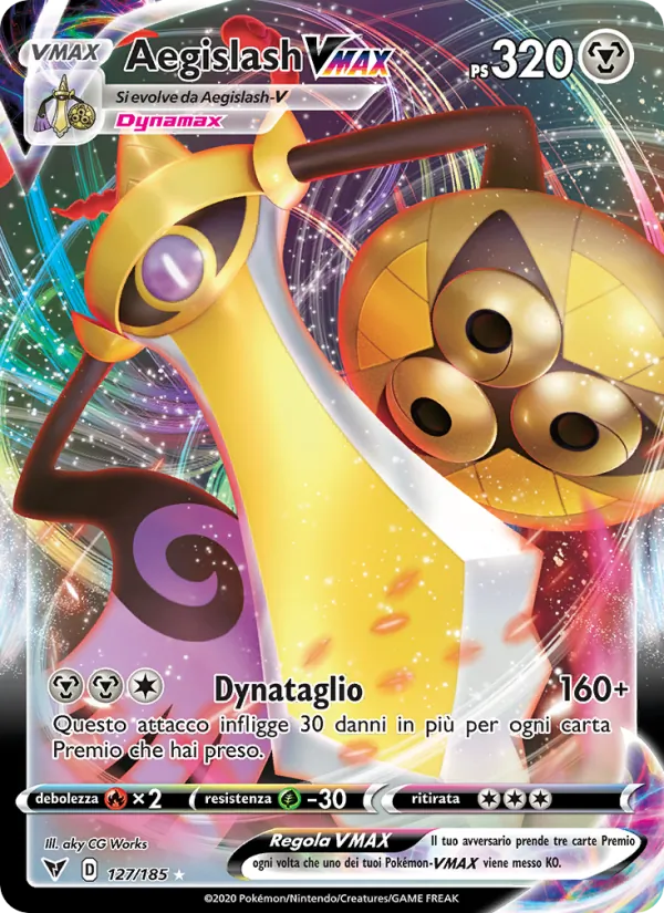 Aegislash VMAX Voltaggio Sfolgorante 127/185