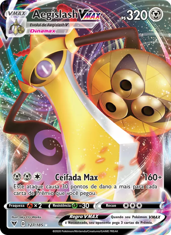 Aegislash VMAX Voltagem Vívida 127/185