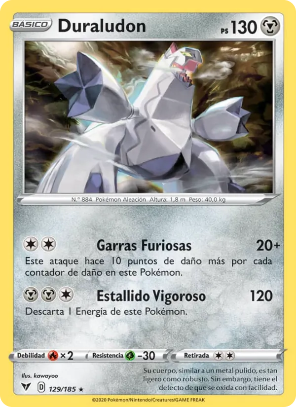 Duraludon Voltaje Vívido 129/185