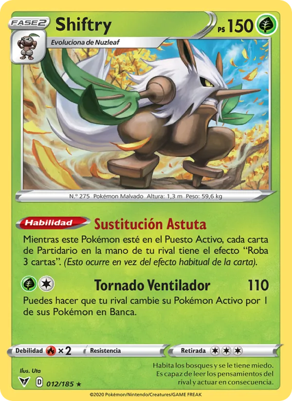 Shiftry Voltaje Vívido 12/185