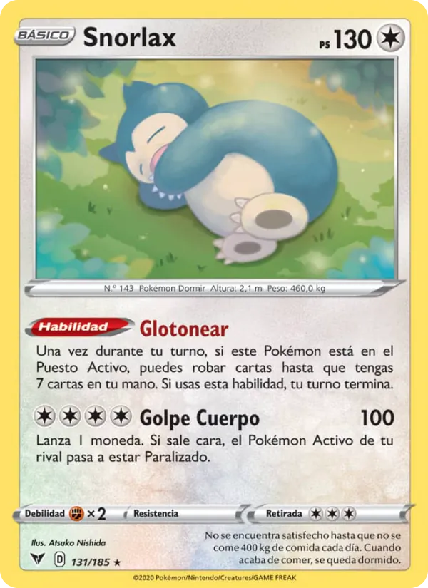 Snorlax Voltaje Vívido 131/185