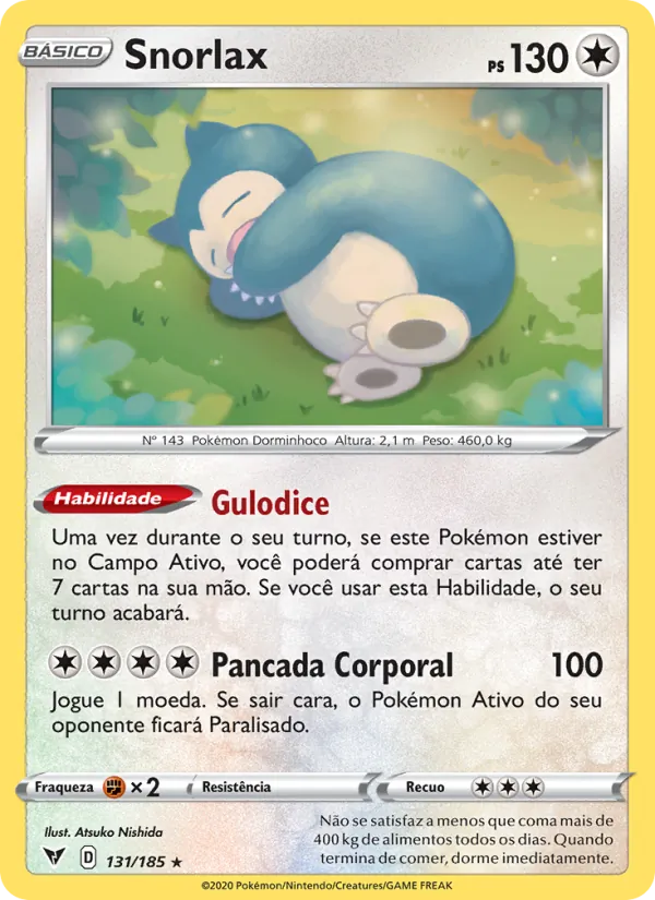 Snorlax Voltagem Vívida 131/185