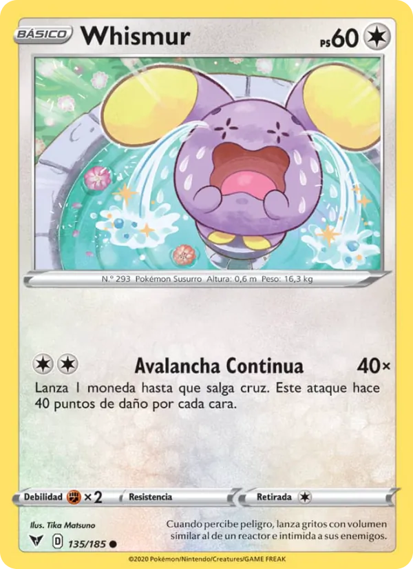 Whismur Voltaje Vívido 135/185