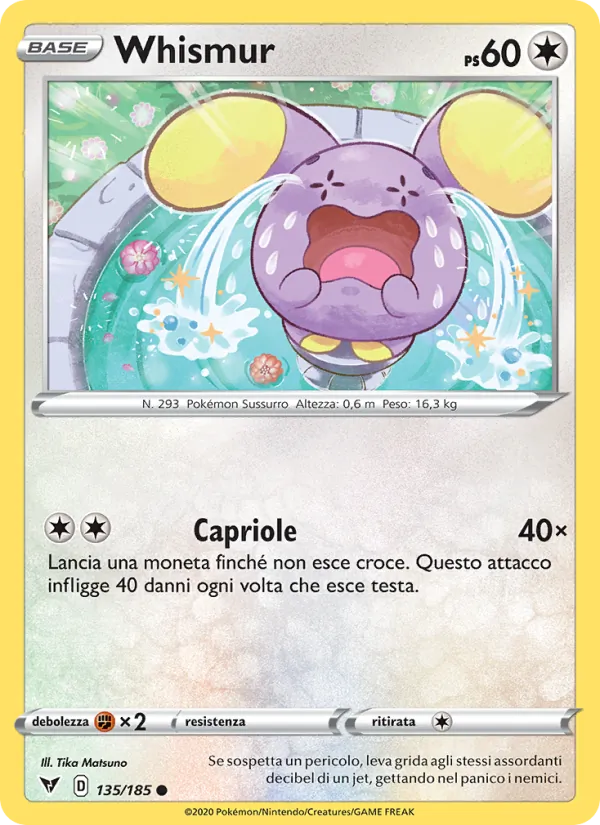 Whismur Voltaggio Sfolgorante 135/185