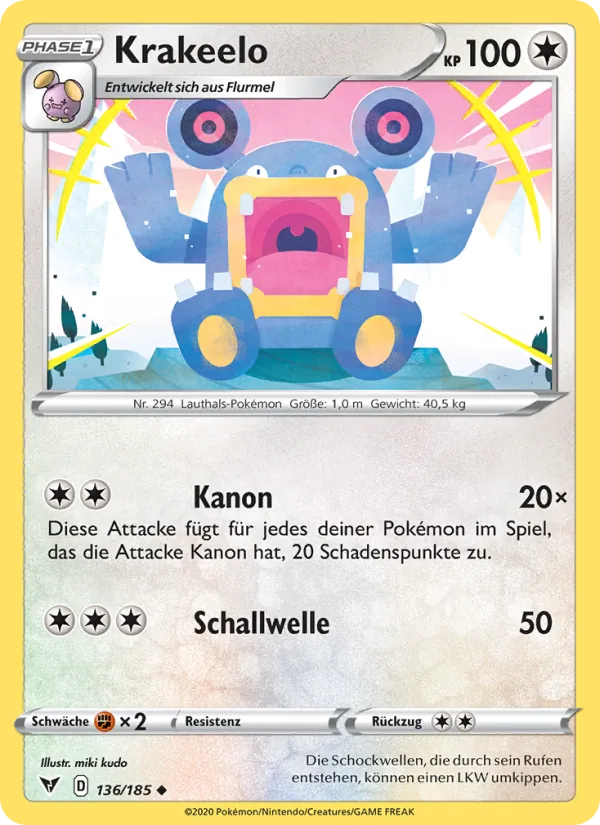 Krakeelo Farbenschock 136/185