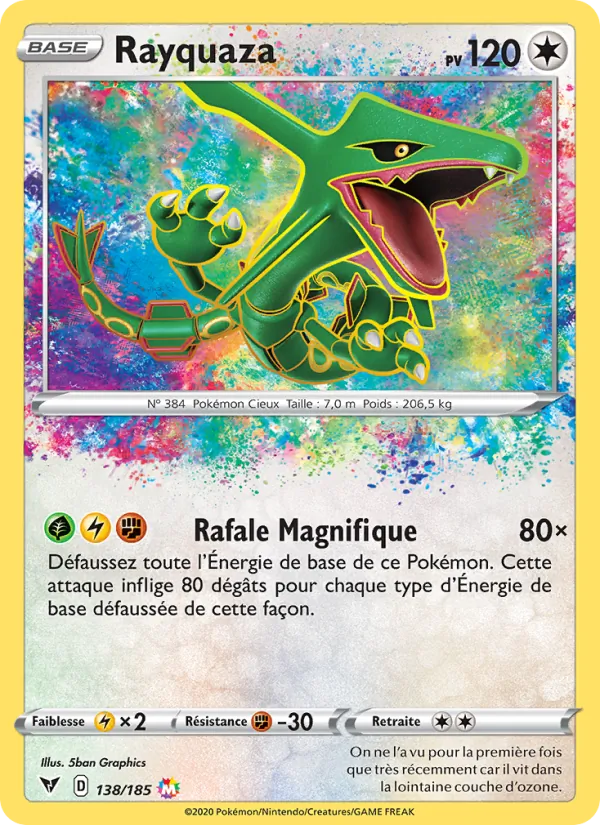 Rayquaza Voltage Éclatant 138/185