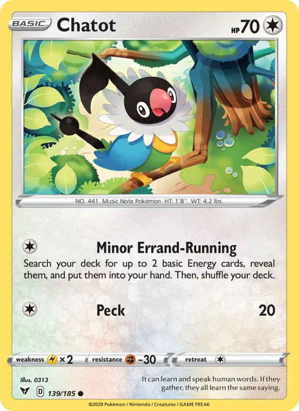 Chatot Vivid Voltage 139/185
