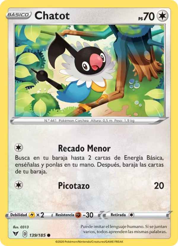Chatot Voltaje Vívido 139/185