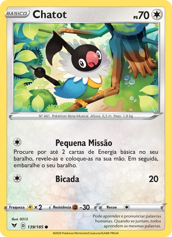 Chatot Voltagem Vívida 139/185