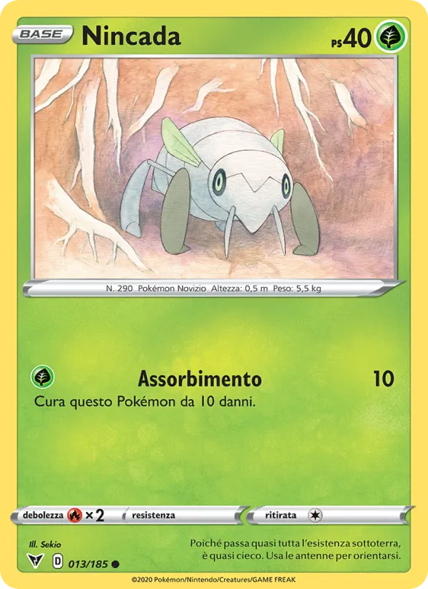 Nincada Voltaggio Sfolgorante 13/185