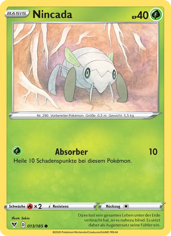 Nincada Farbenschock 13/185