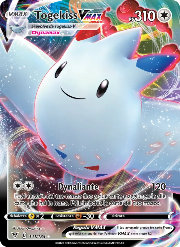Togekiss VMAX Voltaggio Sfolgorante 141/185