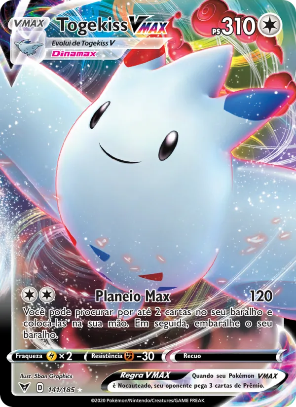 Togekiss VMAX Voltagem Vívida 141/185