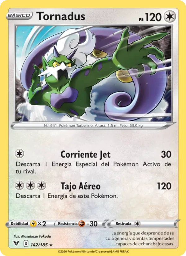 Tornadus Voltaje Vívido 142/185