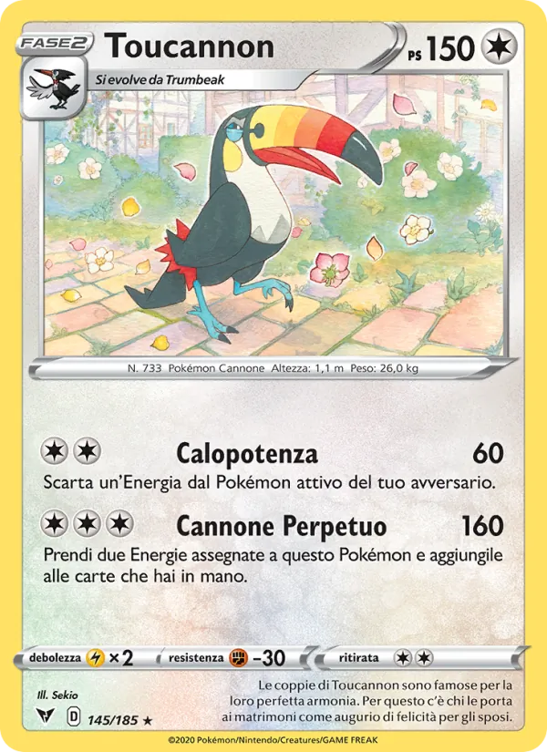 Toucannon Voltaggio Sfolgorante 145/185