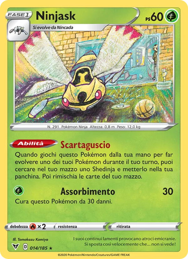 Ninjask Voltaggio Sfolgorante 14/185