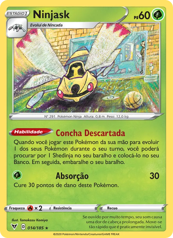 Ninjask Voltagem Vívida 14/185