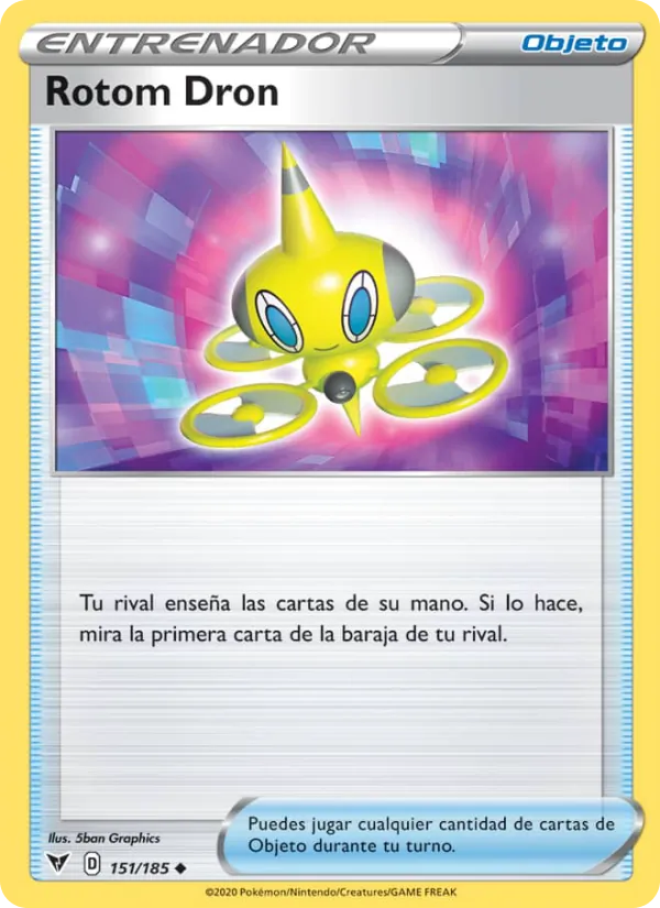 Rotom Dron Voltaje Vívido 151/185