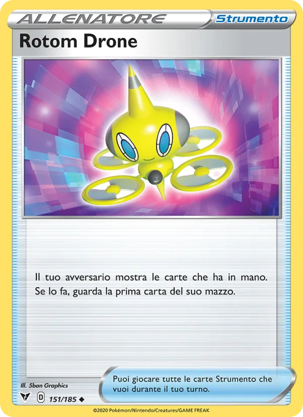 Rotom Drone Voltaggio Sfolgorante 151/185