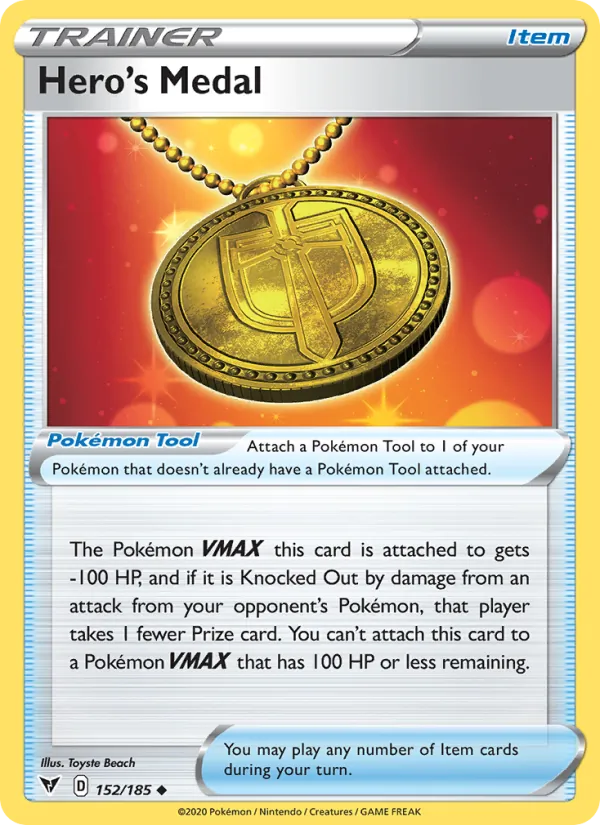 Hero's Medal Vivid Voltage 152/185
