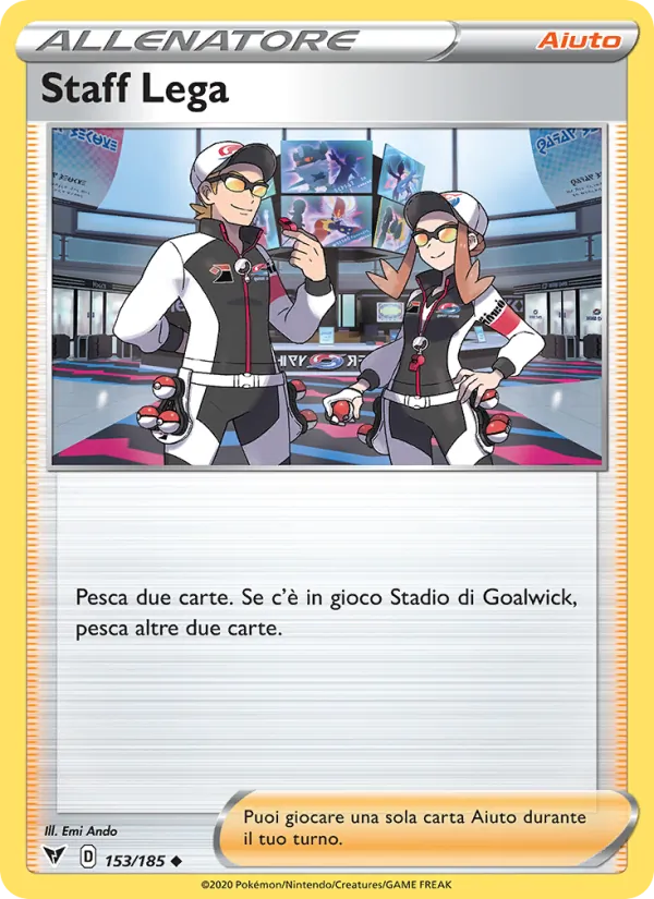 Staff Lega Voltaggio Sfolgorante 153/185