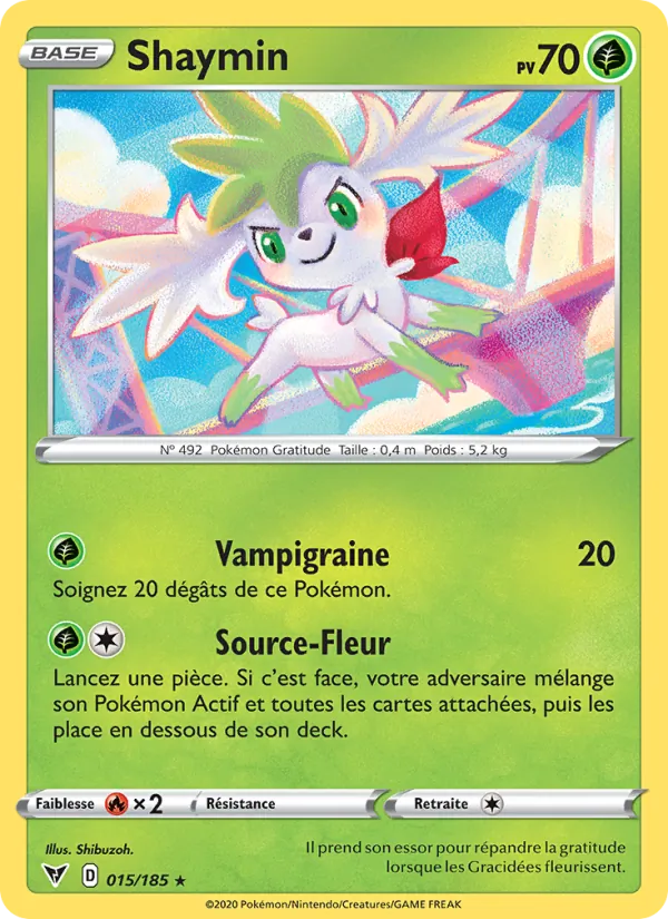Shaymin Voltage Éclatant 15/185