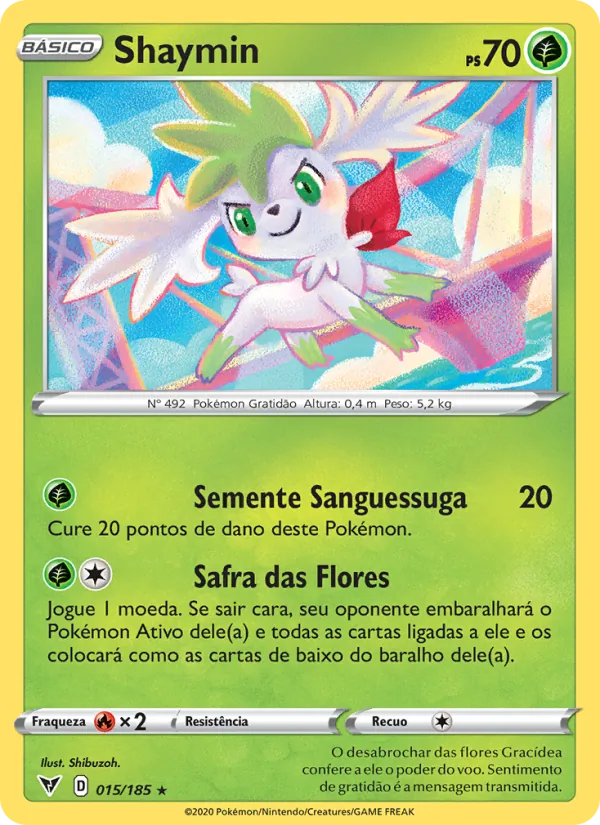 Shaymin Voltagem Vívida 15/185